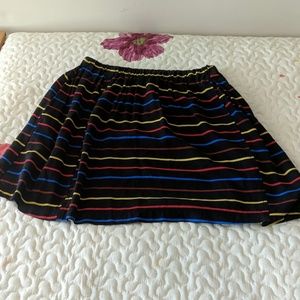 Multi striped skirt